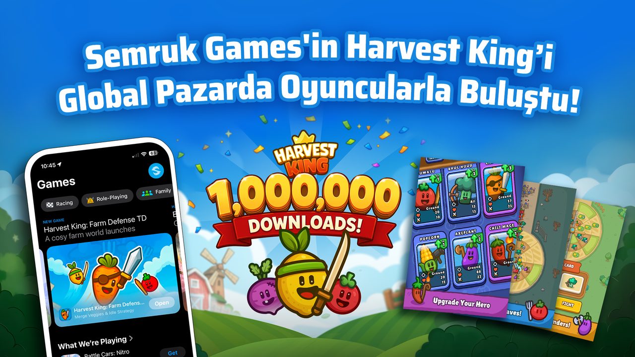 Türk Stüdyosu Semruk Games'in Oyunu 1 Milyon İndirmeyi Geçti