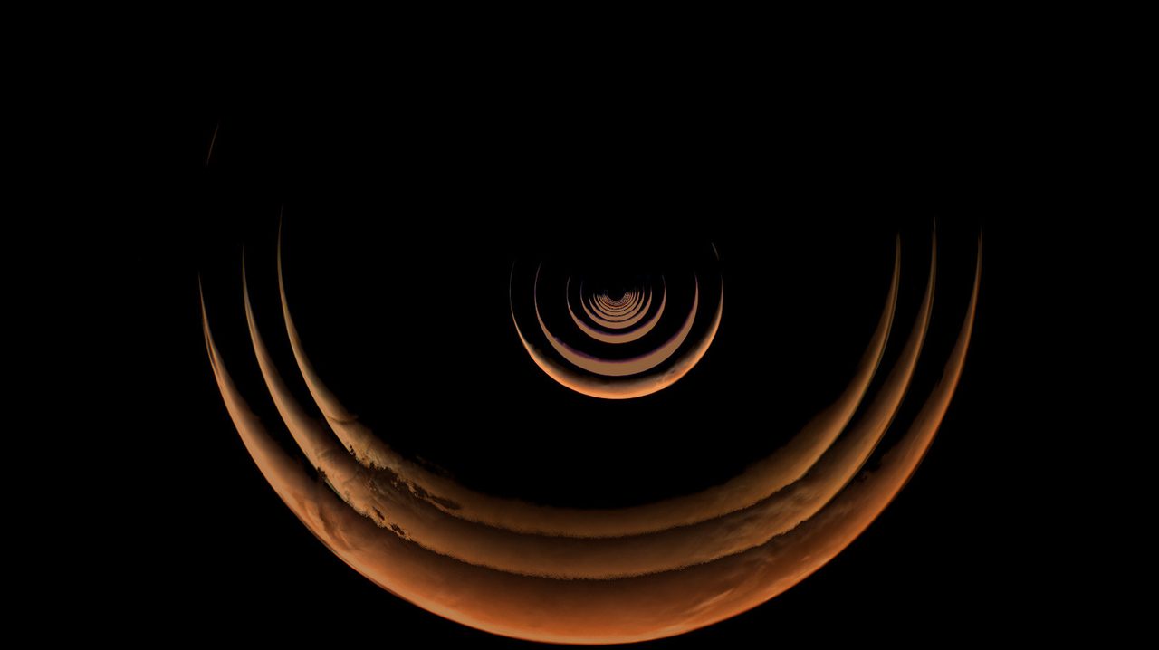 NASA'nın Psyche Uzay Aracı Mars'tan Çektiği Zaman Atlamalı Görüntüleri Paylaştı